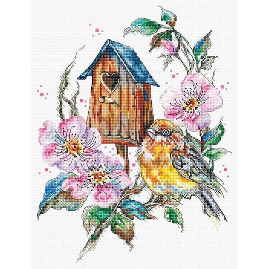 LetiStitch Feathery Wonder Counted Cross Stitch Kit